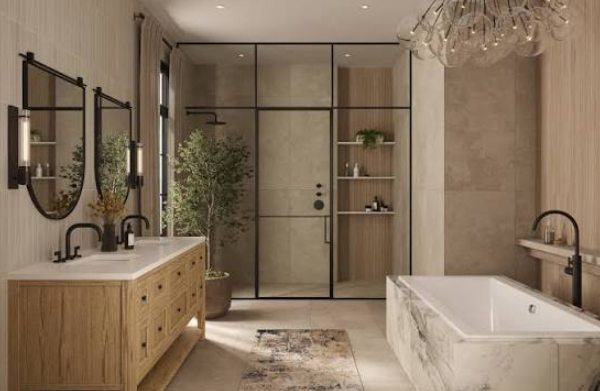 Wall tile is having a moment, and it's changing how rooms feel